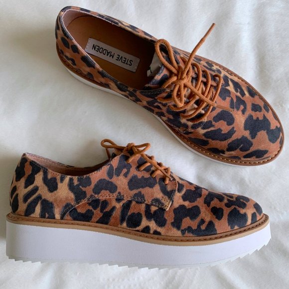 Steve Madden Shoes - Steve Madden | NEW Animal Print Platform Shoes 7.5